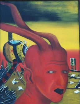 Artist in Society (Left panel)